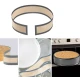 Tava de copt rotunda silicon alimentar reutilizabila rezistenta la caldura 30x30cm