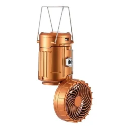 Lanterna solara portabila 3 in 1 cu ventilator de camping CB 9299F