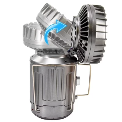 Lanterna solara portabila 3 in 1 cu ventilator de camping CB 9299F
