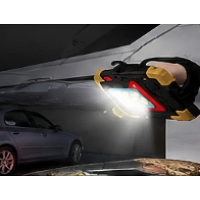 Lampa multifunctionala COBA CB 7138 panou solar triunghi de avertizare lumina COB si Magnet