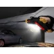 Lampa multifunctionala COBA CB 7138 panou solar triunghi de avertizare lumina COB si Magnet