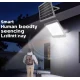 Proiector solar LED COBA CB T105 putere 500W panou solar separat senzor de miscare telecomanda