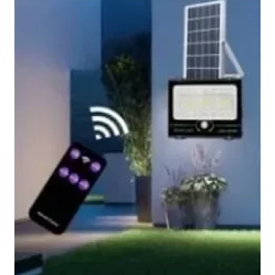 Proiector solar LED COBA CB T305 putere 200W panou solar separat senzor de miscare Telecomanda