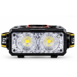 Lanterna de cap LED CB T141 reincarcabila USB senzor de miscare 2 LED