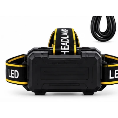 Lanterna de cap LED CB T141 reincarcabila USB senzor de miscare 2 LED