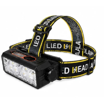 Lanterna de cap LED CB T141 reincarcabila USB senzor de miscare 2 LED