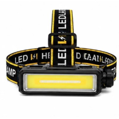 Lanterna de cap LED COB CB T144 reincarcabila USB Type C 3 moduri de Iluminare