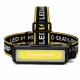 Lanterna de cap LED COB CB T144 reincarcabila USB Type C 3 moduri de Iluminare