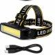Lanterna de cap LED COB CB T144 reincarcabila USB Type C 3 moduri de Iluminare