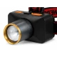 Lanterna de cap CB 665 TG reincarcabila USB Zoom reglabila afisaj digital baterie