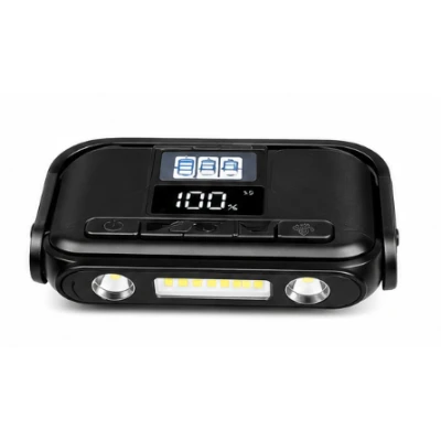 Lanterna LED pentru sapca COBA CB M296 RGB + Lumina alba 10 Moduri de Iluminare
