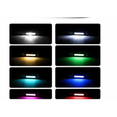 Lanterna LED pentru sapca COBA CB M296 RGB + Lumina alba 10 Moduri de Iluminare