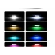 Lanterna LED pentru sapca COBA CB M296 RGB + Lumina alba 10 Moduri de Iluminare