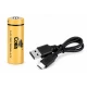 Lanterna de cap COBA CB T840 zoom reglabil LED Alb + Lumina rosie acumulator 18650 Inclus