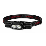Lanterna de cap COBA CB T842 cu 2 LED de mare putere zoom reglabil acumulator 18650 Inclus