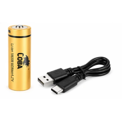 Lanterna de cap COBA CB T842 cu 2 LED de mare putere zoom reglabil acumulator 18650 Inclus