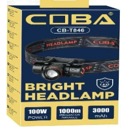 Lanterna de cap CB T846 reincarcabila USB Type C 1000 lm Zoom Reglabil Magnet