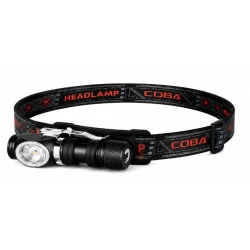 Lanterna de cap COBA CB T847 de 1000 lm Zoom Telescopic Magnet 2 in 1 