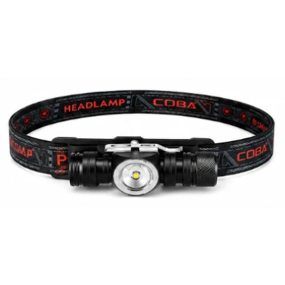 Lanterna de cap COBA CB T847 de 1000 lm Zoom Telescopic Magnet 2 in 1 