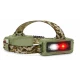 Lanterna de cap COBA CB 8117M 3 reincarcabila 3 baterii 18650 LED + COB Senzor de Miscare Lumina Rosie