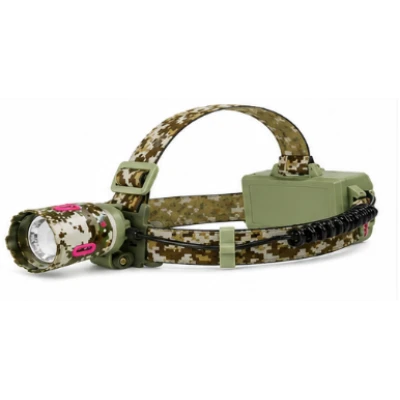 Lanterna de cap COBA CB 8117M 3 reincarcabila 3 baterii 18650 LED + COB Senzor de Miscare Lumina Rosie