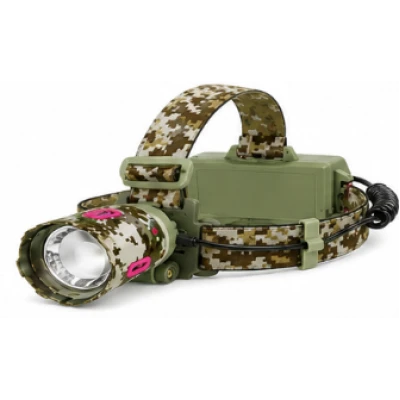 Lanterna de cap COBA CB 8117M 3 reincarcabila 3 baterii 18650 LED + COB Senzor de Miscare Lumina Rosie