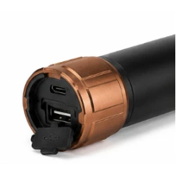 Lanterna de mana profesionala COBA F048 1 Zoom telescopic Power Bank Afisaj Digital 1000 lm