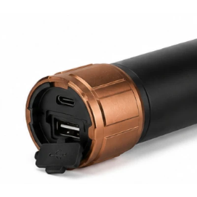 Lanterna de mana profesionala COBA F048 1 Zoom telescopic Power Bank Afisaj Digital 1000 lm