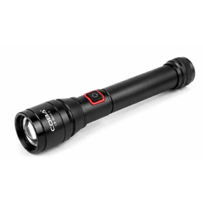 Lanterna de mana LED COBA CB 3002 1 reincarcabila USB Fascicul Lung distanta 1000m