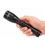 Lanterna de mana LED COBA CB 3002 1 reincarcabila USB Fascicul Lung distanta 1000m