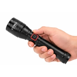 Lanterna de mana LED COBA CB 3002 1 reincarcabila USB Fascicul Lung distanta 1000m