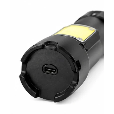 Lanterna de scufundari COBA CB 505D LED XHP50 + COB reincarcabila USB Type C Impermeabila
