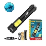 Lanterna de scufundari COBA CB 505D LED XHP50 + COB reincarcabila USB Type C Impermeabila