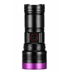 Lanterna de mana UV Profesionala COBA CB UV979 LED UV 4 in 1 Zoom Reglabil 9800 mAh verificare bancnote