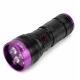 Lanterna de mana UV Profesionala COBA CB UV979 LED UV 4 in 1 Zoom Reglabil 9800 mAh verificare bancnote