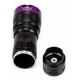 Lanterna de mana UV Profesionala COBA CB UV979 LED UV 4 in 1 Zoom Reglabil 9800 mAh verificare bancnote