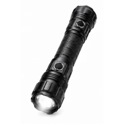 Lanterna de mana LED CB B201 4 LED Alb + Rosu + Albastru + Galben Acumulator 3750 mAh Zoom Reglabil