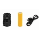 Lanterna de mana LED CB B201 4 LED Alb + Rosu + Albastru + Galben Acumulator 3750 mAh Zoom Reglabil
