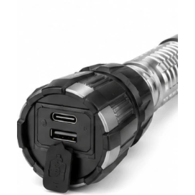 Lanterna de mana profesionala COBA CB G712 cu Power Bank Zoom Reglabil 30W de 26cm