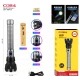 Lanterna de mana profesionala COBA CB G712 cu Power Bank Zoom Reglabil 30W de 26cm