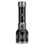 Lanterna de mana LED Profesionala COBA CB G683 de 80W Acumulator 26650 USB Power Bank Raza pana la 1000m