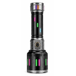 Lanterna de mana LED Profesionala COBA CB G683 de 80W Acumulator 26650 USB Power Bank Raza pana la 1000m