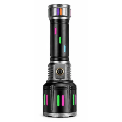Lanterna de mana LED Profesionala COBA CB G683 de 80W Acumulator 26650 USB Power Bank Raza pana la 1000m