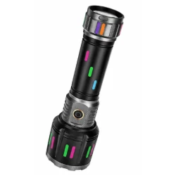 Lanterna de mana LED Profesionala COBA CB G683 de 80W Acumulator 26650 USB Power Bank Raza pana la 1000m