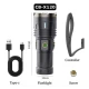 Lanterna de mana LED CB X120 de 30W USB Acumulator 26650 Power Bank Raza pana la 3000m