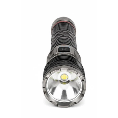 Lanterna de mana LED Profesionala COBA CB G686 de 30W USB Power Bank raza pana la 3000m carcasa din Aluminiu