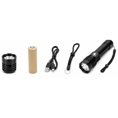 Lanterna profesionala pentru Scufundari COBA CB D507 de 70W XHP P70 IPX8 adancime pana la 30m raza pana la 1200m