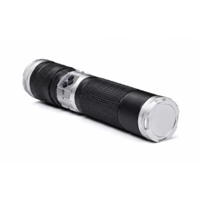 Lanterna de mana LED COBA CB G909 cu 3 culori de Iluminare Alb Galben Albastru Power Bank