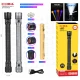Lanterna LED Profesionala COBA CB B203 4 Zoom Telescopic 4 Culori de Lumina 33cm