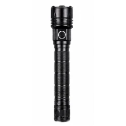 Lanterna LED Profesionala COBA CB B203 4 Zoom Telescopic 4 Culori de Lumina 33cm